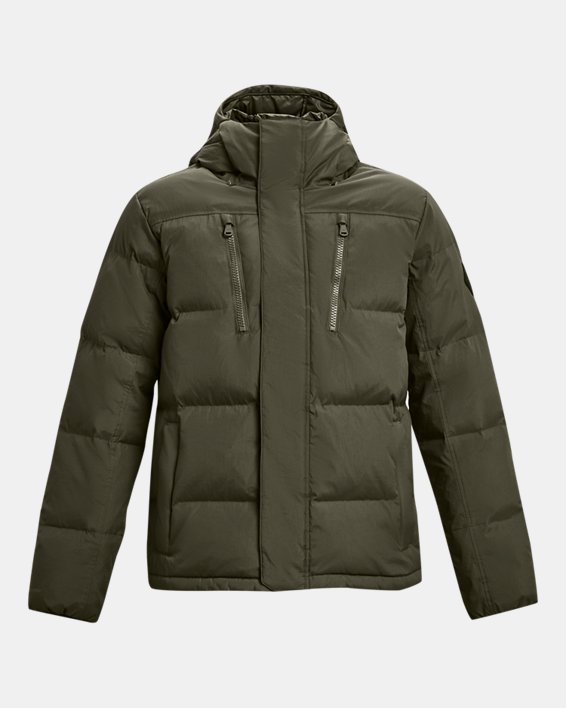 Men's ColdGear® Infrared Down Crinkle Jacket, Green, pdpMainDesktop image number 9